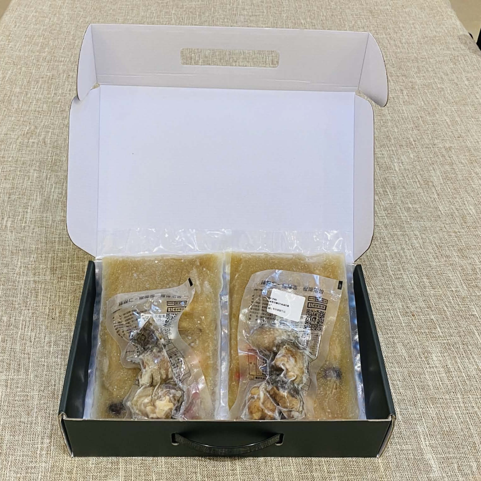 情人節禮盒-寶菇龍鳳盅+ QQ滷鱷腿